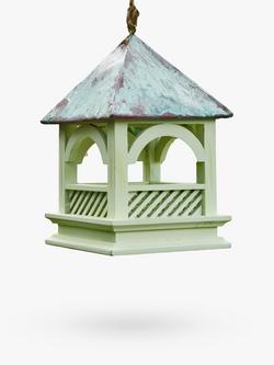 Wildlife World Hanging Bempton Bird Table, Pale Green, Pale Green
