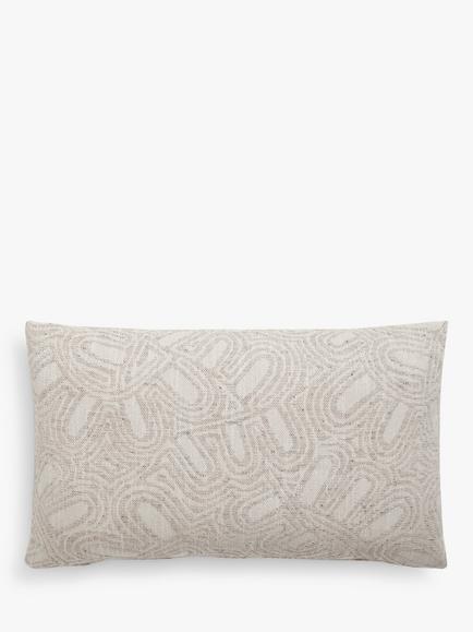 John Lewis Carve Cushion, Caramel