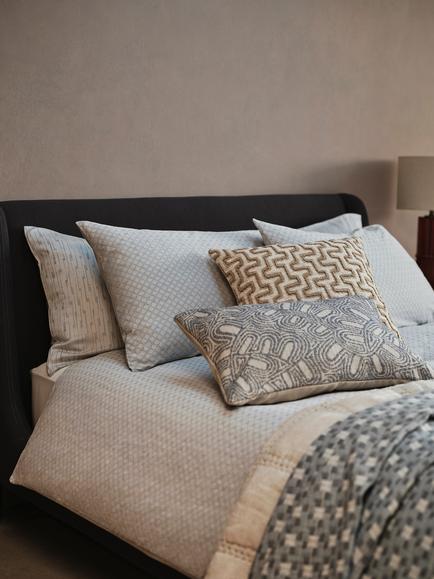 John Lewis Carve Cushion - view 2, Caramel