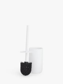 John Lewis Matt Finish Toilet Brush - view 2, White
