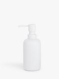 John Lewis Matt Finish Soap Pump, White