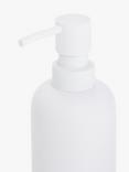 John Lewis Matt Finish Soap Pump, White