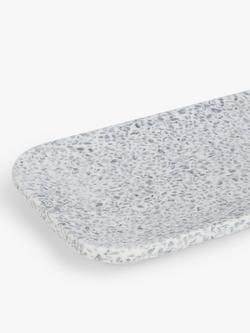 John Lewis Terrazzo Bathroom Tray - view 2, Natural