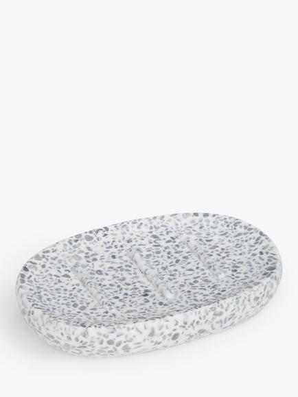 John Lewis Terrazzo Soap Dish, Natural