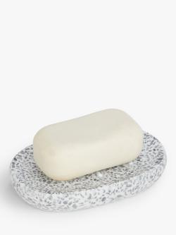 John Lewis Terrazzo Soap Dish - view 2, Natural