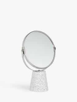 John Lewis Terrazzo Pedestal Mirror, Natural