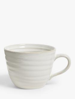 John Lewis Barista Cappuccino Coffee Mug, 508ml, White, White