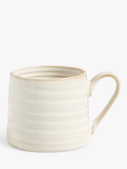 John Lewis Barista Americano Coffee Mug, 337ml, White, White