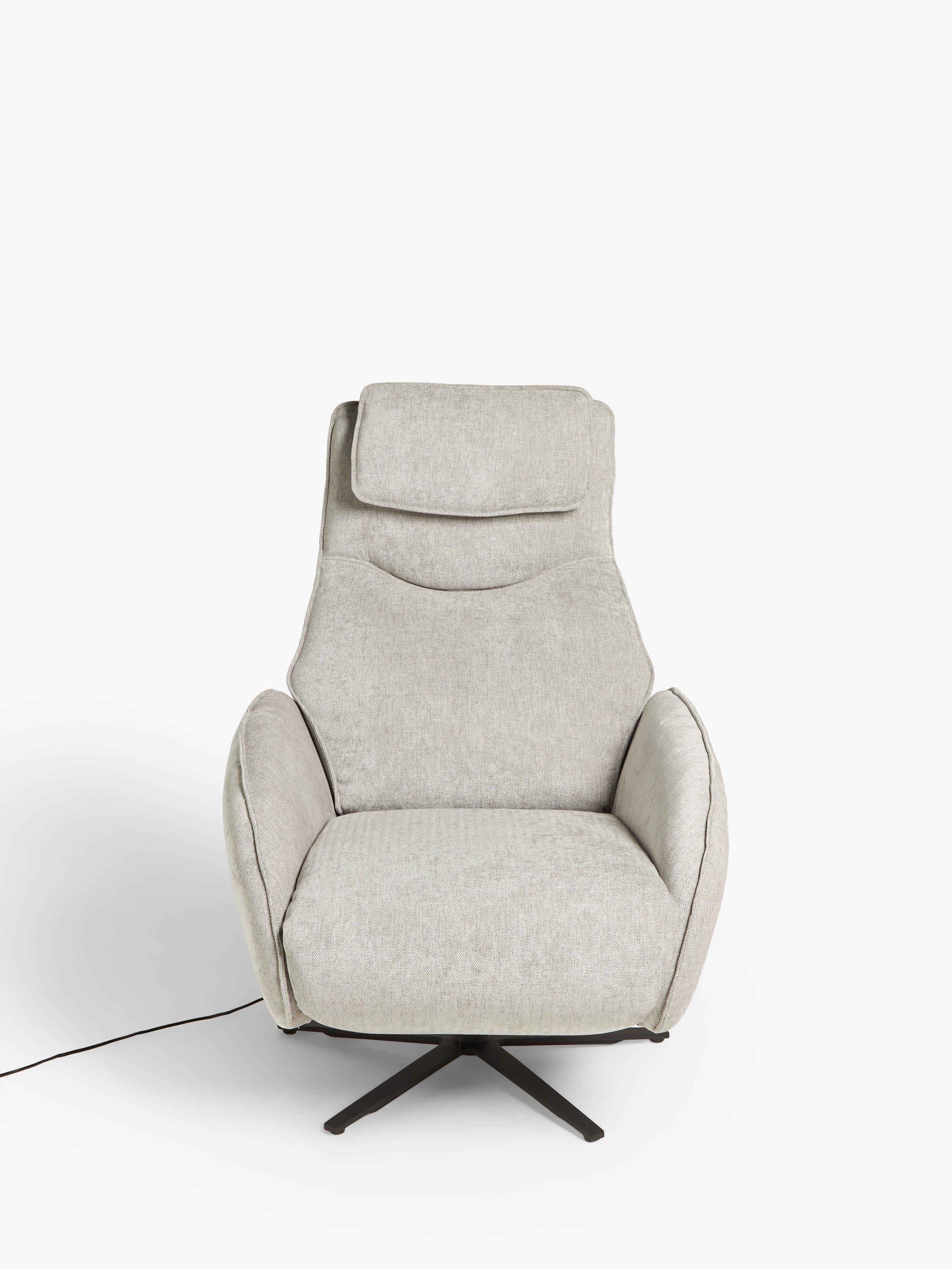 Repose Range, John Lewis Repose Zero Gravity Power Recliner Chair, Soft Weave Grey