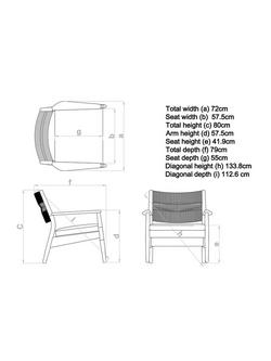 John Lewis Cord Armchair, Light Wood Frame, Natural Boucle - view 2, Natural Boucle