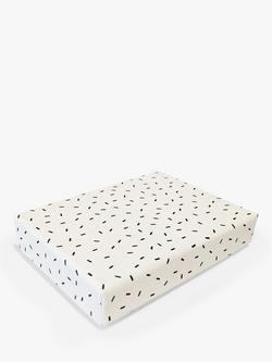 Eleanor Stuart Monochrome Confetti Gift Card Gift Box, White - view 2, White