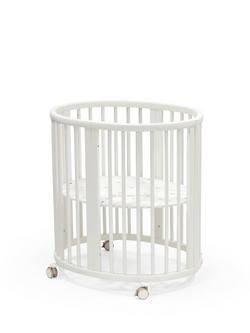 Stokke Sleepi V3 Mini Oval Crib, White