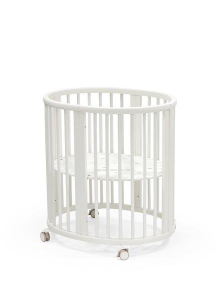 Stokke Sleepi V3 Mini Oval Crib, White