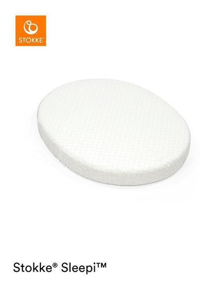 Stokke Sleepi V3 Mini Fitted Sheet, 90 x 109cm, Fans Grey
