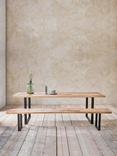 nkuku Fia 8 Seater Mango Wood Dining Table, Natural