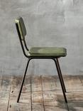nkuku Ukari Leather Dining Chair, Rich Green