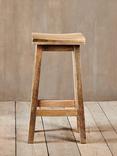 Nkuku Ambi Mango Wood Tall Stool, Natural