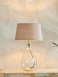 nkuku Baba Small Tall Glass Lamp Base