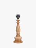 nkuku Usha Mango Wood Lamp Base, Natural