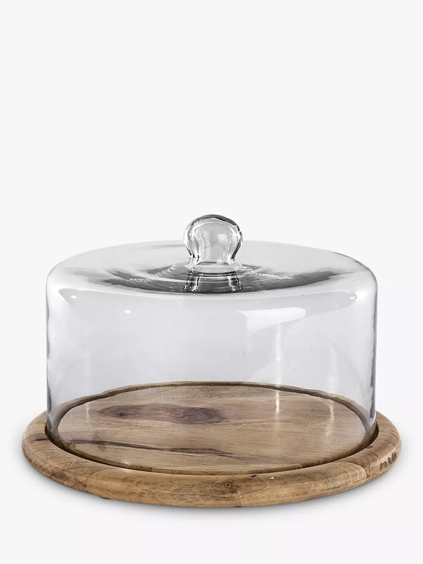 nkuku Recycled Glass Cake Dome