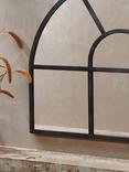 nkuku Overmantle Arch Window Wall Mirror, 80 x 100cm