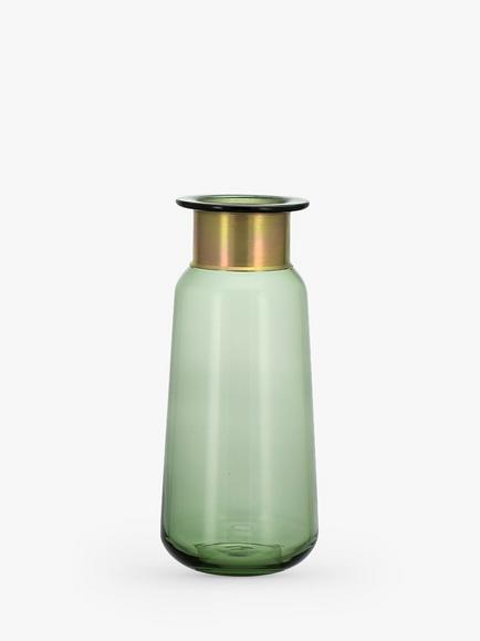 nkuku Miza Vase, H32cm, Green