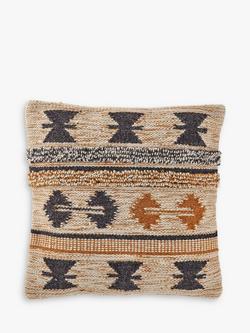 nkuku Tussi Ami Cushion Cover, Mustard/Grey, Mustard/Grey