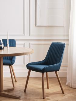 John Lewis Toronto Side Dining Chairs, Set of 2 - view 2, Navy