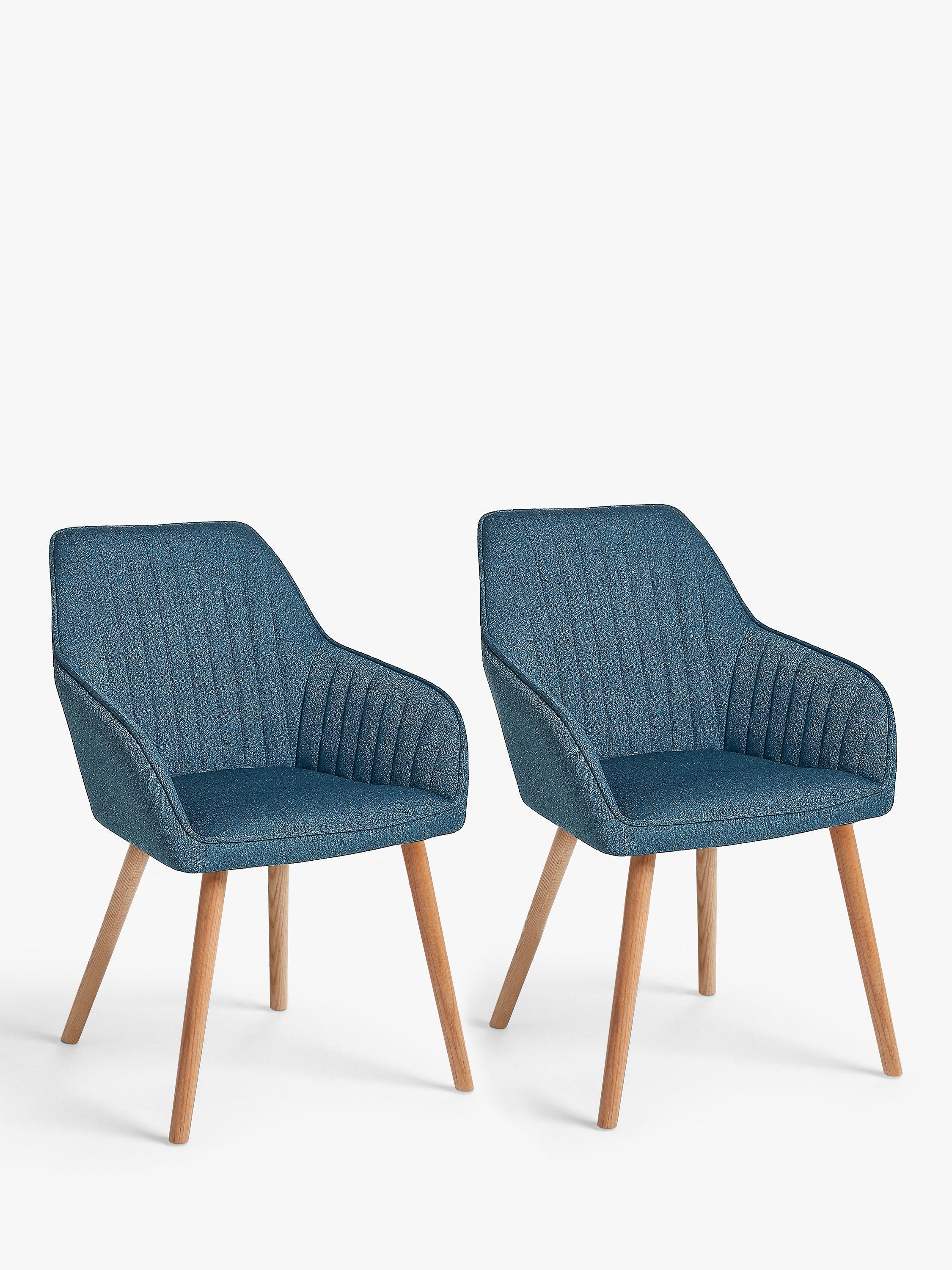 John Lewis Partners Toronto Dining Armchairs Set of 2 Navy