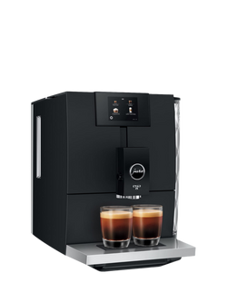 JURA ENA 8 Compact Coffee Machine, Metropolitan Black, Metropolitan Black
