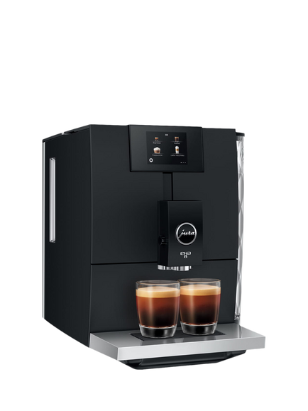 JURA ENA 8 Compact Coffee Machine, Metropolitan Black, Metropolitan Black