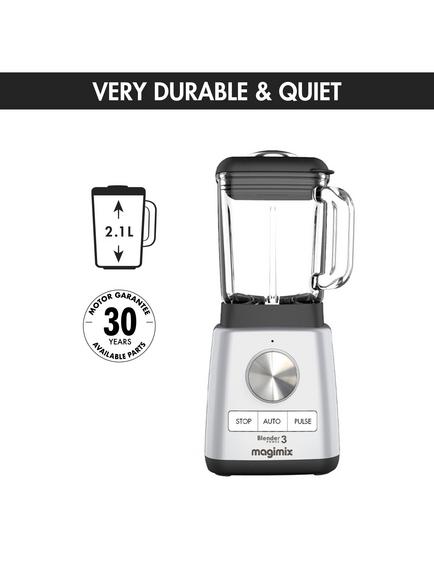 Magimix 11641 Blender Power 3 Food Blender, Satin - view 2, Satin