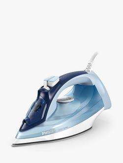 Philips 5000 Series DST5030/26 SteamGlide Plus Steam Iron, Blue, Blue & White