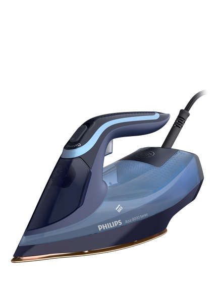 Philips Azur 8000 Series DST8020/26 SteamGlide Elite Steam Iron, Light Blue, Light Blue