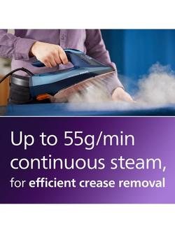 Philips Azur 8000 Series DST8020/26 SteamGlide Elite Steam Iron, Light Blue - view 2, Light Blue