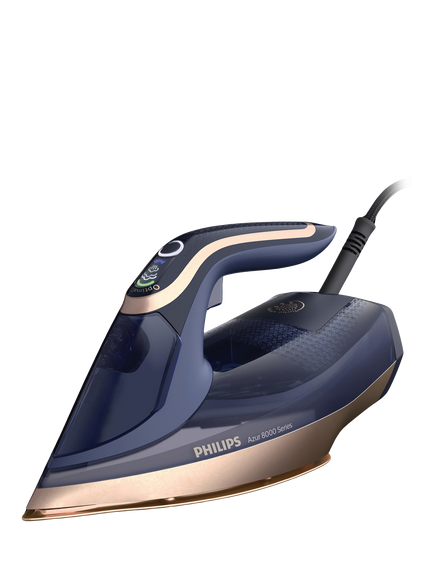 Philips Azur 8000 Series DST8050/26 SteamGlide Elite Steam Iron, Dark Blue, Dark Blue