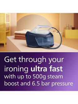 Philips PerfectCare 6000 Series PSG6026/20 Steam Generator Iron, Blue/White - view 2, Navy