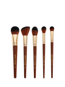 Spectrum Pantherine 5-Piece Face Makeup Brush Gift Set, 