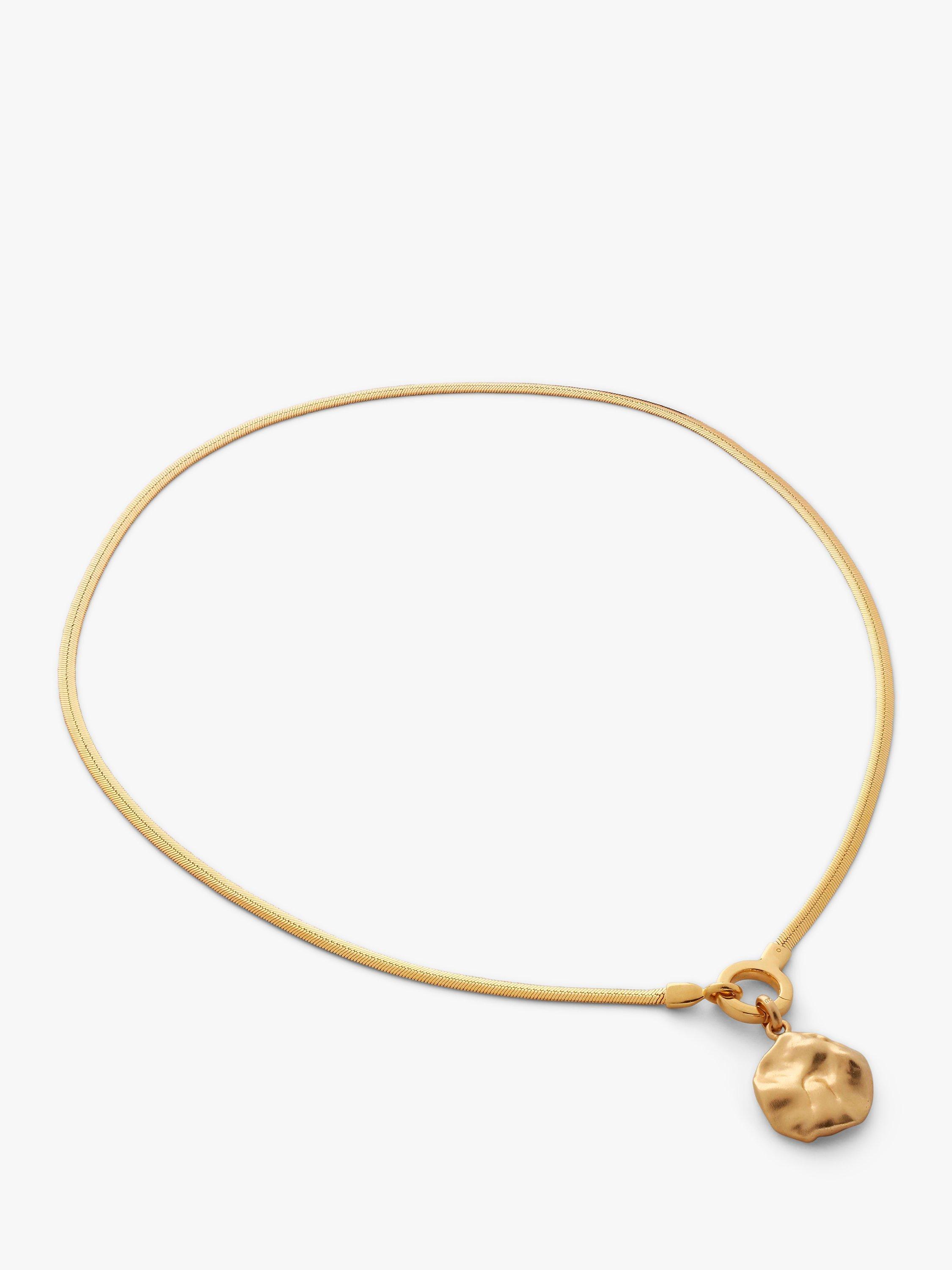 Product image 5 of 6, which shows Monica Vinader x Mother of Pearl Molten Cast Charm, Gold