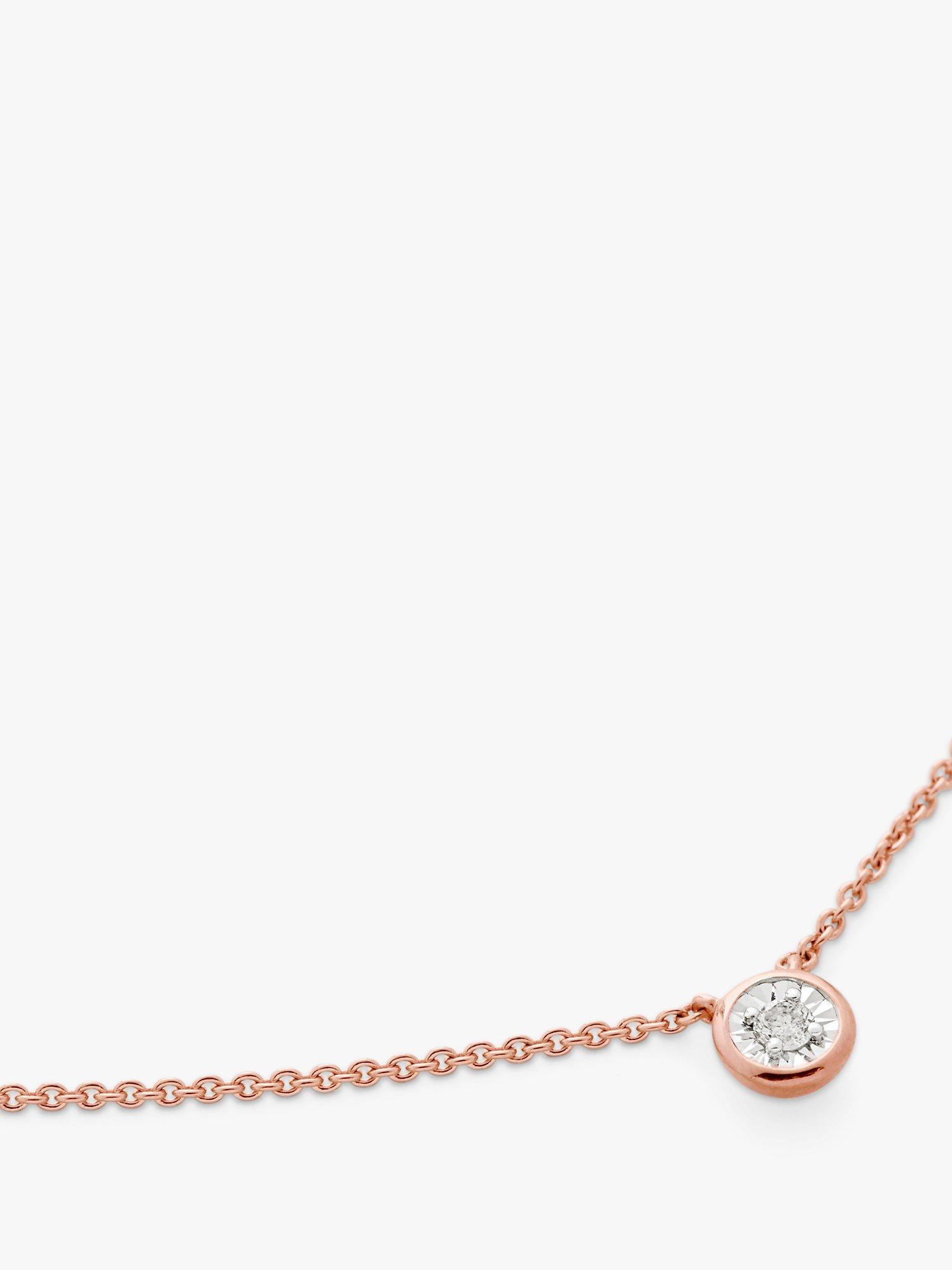 Monica vinader diamond necklace deals