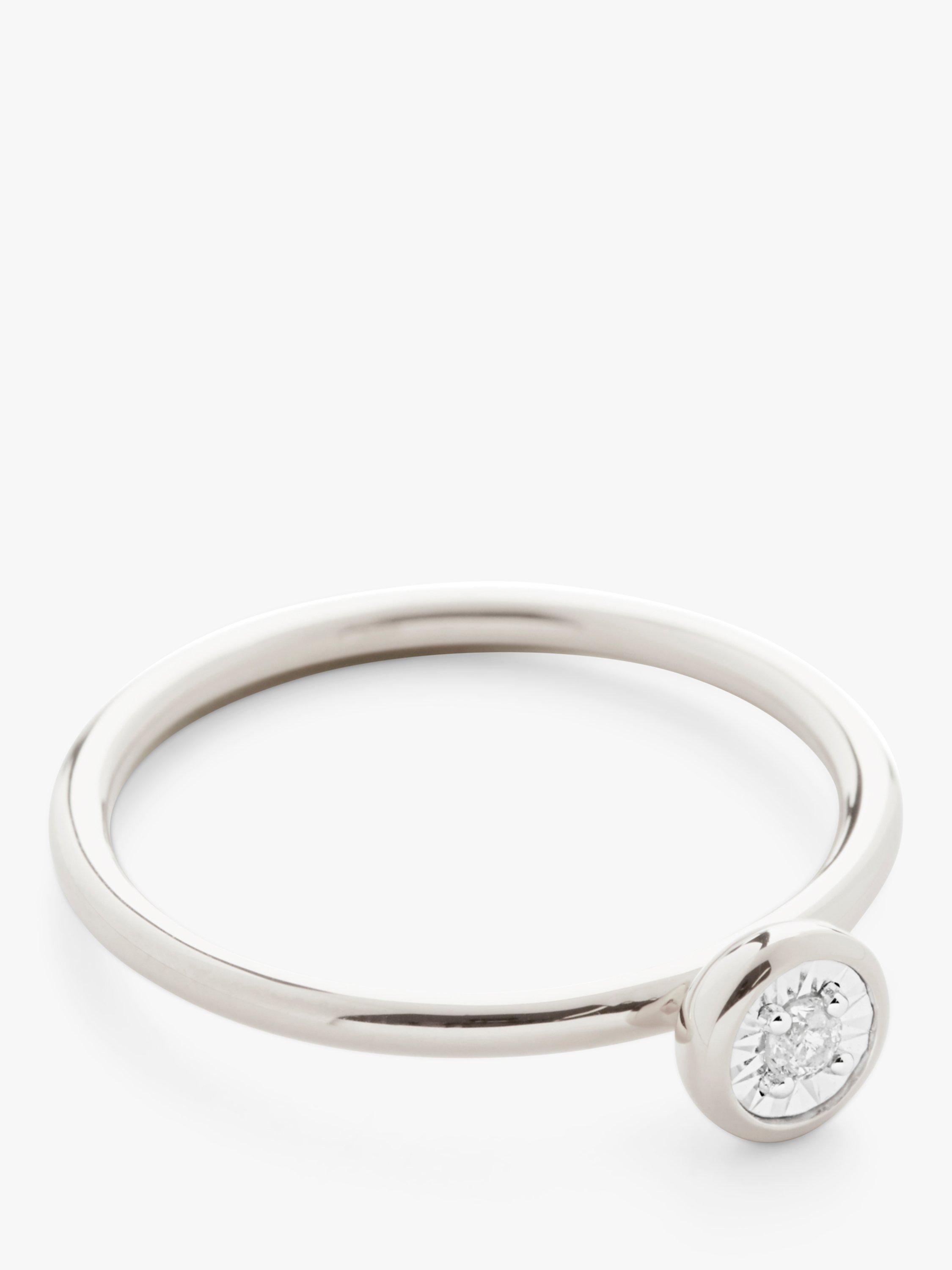 Monica Vinader Essentials Diamond Ring