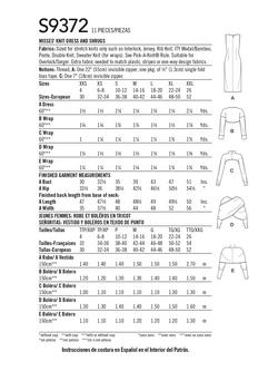 Simplicity Misses' Knit Dress & Shrugs Sewing Pattern, S9372, A - view 2, 