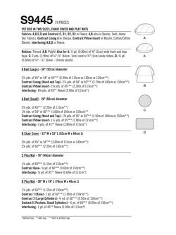 Simplicity Pet Bed, Chair Cover and Play Mats Sewing Pattern, S9445, OS - view 2, 