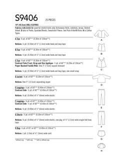 Simplicity 45.5cm Doll Clothes Sewing Pattern, S9406, OS - view 2, 