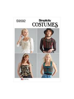 Simplicity Misses' Corsets Sewing Pattern, S9592AA