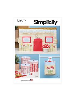Simplicity Swing Room Accessories Sewing Pattern, S9587OS, 