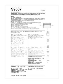 Simplicity Swing Room Accessories Sewing Pattern, S9587OS - view 2, 