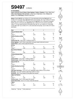 Simplicity Pet Accessories Sewing Pattern, S9497, A - view 2, 