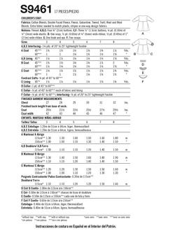 Simplicity Children's Coat Sewing Pattern, S9461, A - view 2, 