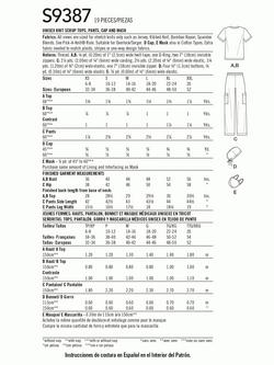 Simplicity Unisex Knit Scrubs Set Sewing Pattern, S9387, A - view 2, 